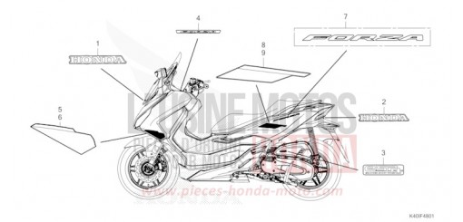 MARKE/EMBLEM (NSS125ADS/SS) NSS125ADS de 2025